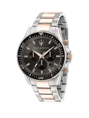 Image of Maserati Sfida Chronograph Mens Watch Stainless Steel, Silver, Men