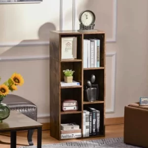 Image of Trewidden Modern Bookshelf and Display Cabinet, Brown