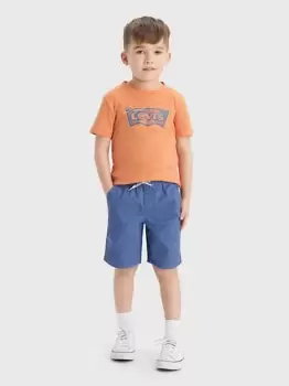 Image of Kids Woven Pull On Shorts - Blue