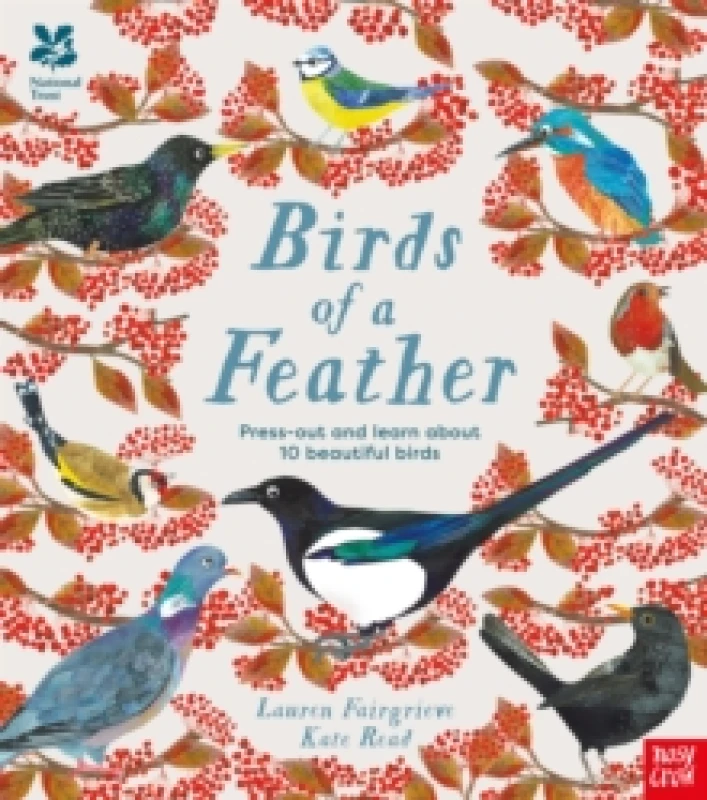 Image of National Trust: Birds of a Feather: Press out and learn about 10 beautiful birds Hardback
