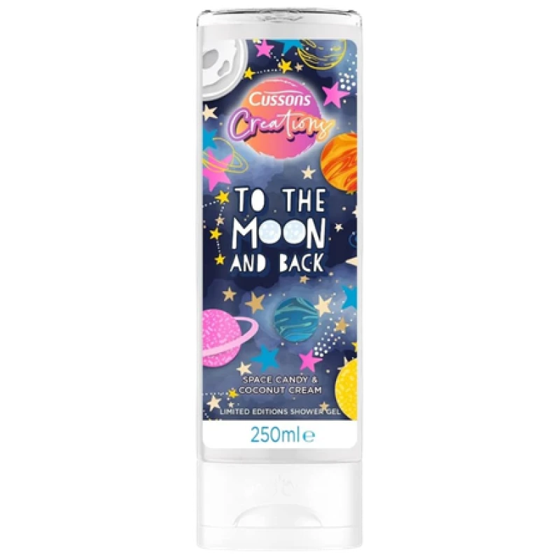Image of Cussons Creations To The Moon & Back Space Candy & Coconut Cream Shower Gel - 250ml CUS-457110