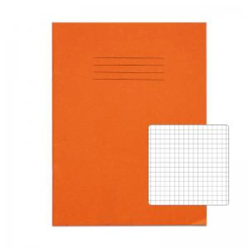 Image of RHINO 9 x 7 Exercise Book 80 Page, Orange, S5 (Pack of 100)