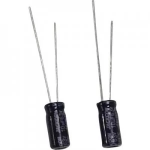 image of Electrolytic capacitor Radial lead 5mm 100 63 V 20 x H 10 mm x 12.5mm