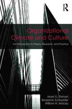 Image of Organizational Climate and CultureAn Introduction to Theory Research and Practice