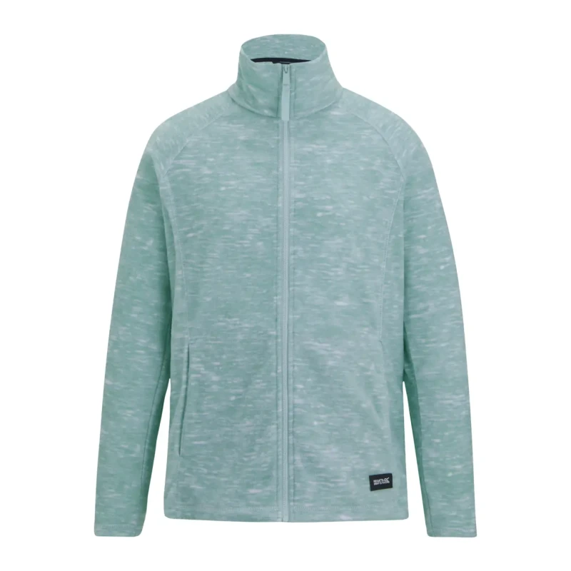 Image of Womens Zip Fleece Regatta Mayse Vert Female 48