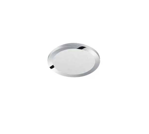 Image of Cesar Modern 26cm Bathroom Ceiling Light Chrome 3000K IP44