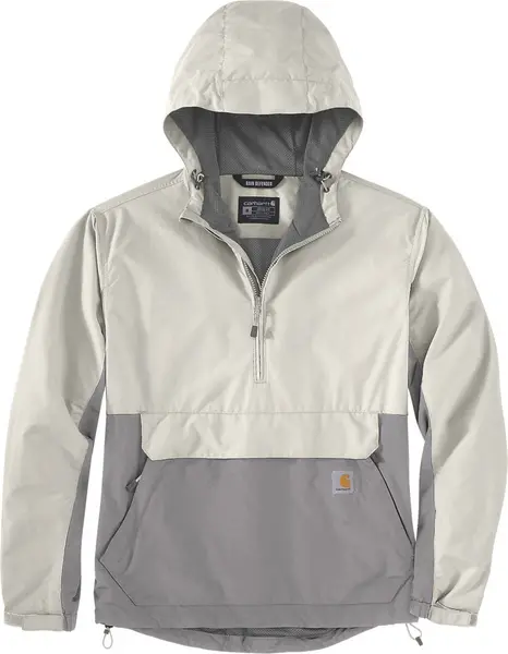 Image of Carhartt Rain Defender Loose Fit Lightweight Packable Jacket, grey, Size S