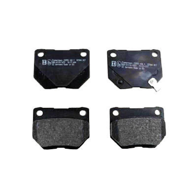 Image of ZIMMERMANN 23850.160.1 Brake pad set Rear Axle, with acoustic wear warning, Photo corresponds to scope of supply Brake Pad Set,disc brake (402)