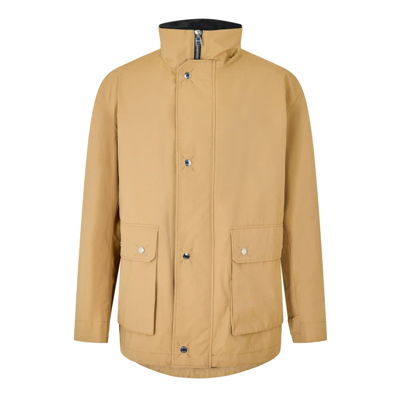 Image of Boss Mens Cabato Rain Anorak Medium Beige male 40 (50)