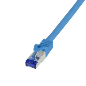 image of LogiLink C6A086S networking cable Blue 7.5 m Cat6a S/FTP (S-STP)