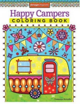 Image of Happy Campers Coloring Book by Thaneeya Mcardle Book