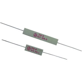 Image of High power resistor 3.3 k Axial lead 5 W 10 VitrOhm KH208 810B3K3
