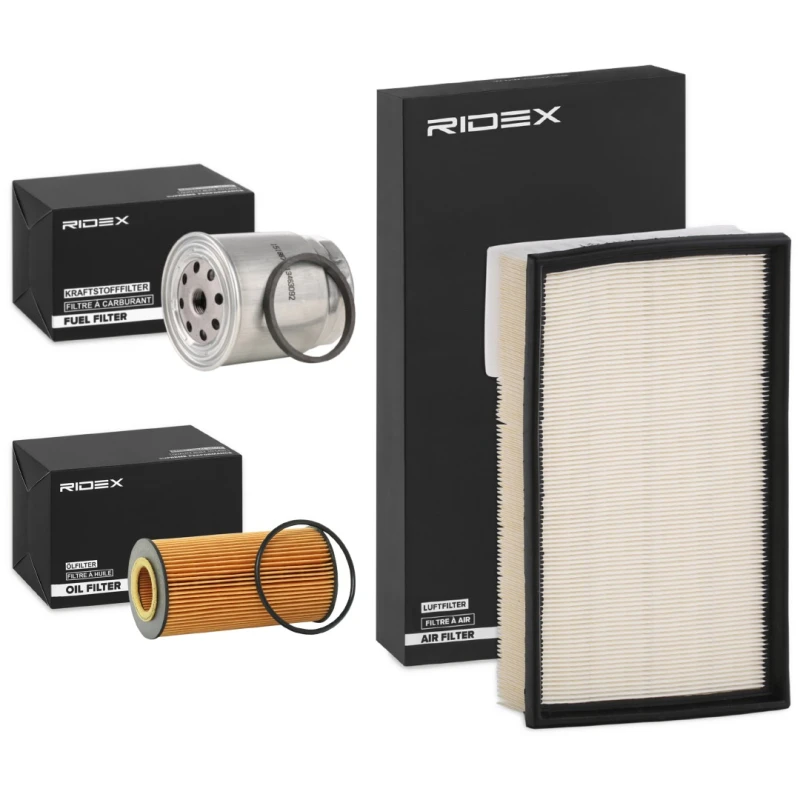 Image of RIDEX 4055F7778 Filter Set with gasket/seal Filter Set (4055)
