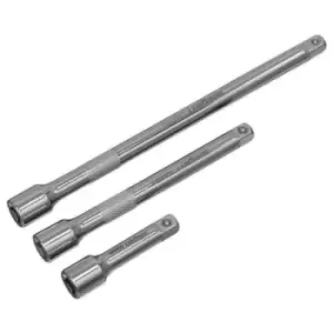 Image of Siegen S0718 Extension Bar Set 3pc 1/4"Sq Drive