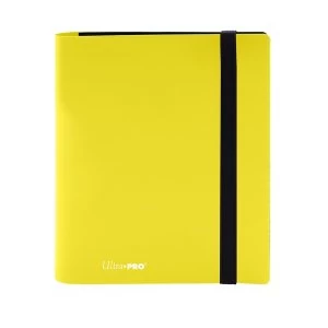 Image of Ultra Pro Eclipse 4-Pocket Pro-Binder - Lemon Yellow