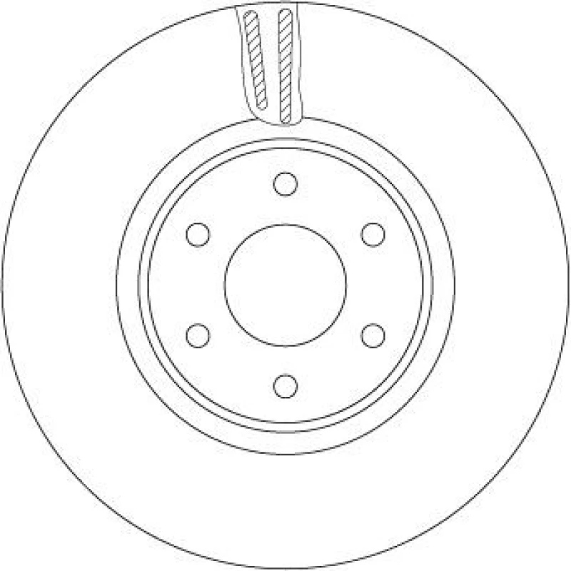 Image of Brake disc TRW DF6968S
