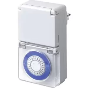 Image of Brennenstuhl 1506170 Timer/power strip analogue 24h mode 3500 W IP44