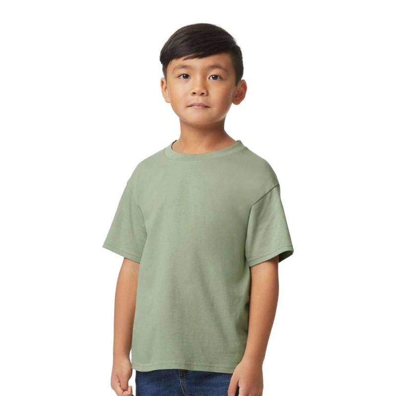 Image of Gildan Midweight Soft Touch T-Shirt in Dark Grey Size: XS Dark Grey Unisex XS