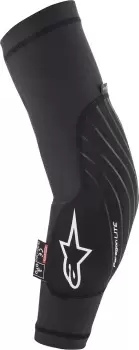 image of Alpinestars Paragon Lite Elbow Protectors, Black Size M black, Size M