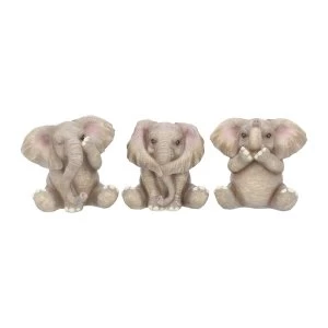 Image of Three Baby Elephants Figurines