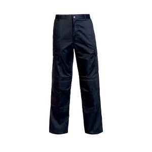 image of Combat Trousers 32" Regular Polycotton with Pockets Black