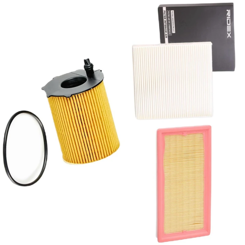 Image of RIDEX 4055F0120 Filter Set with gaskets/seals Filter Set (4055)