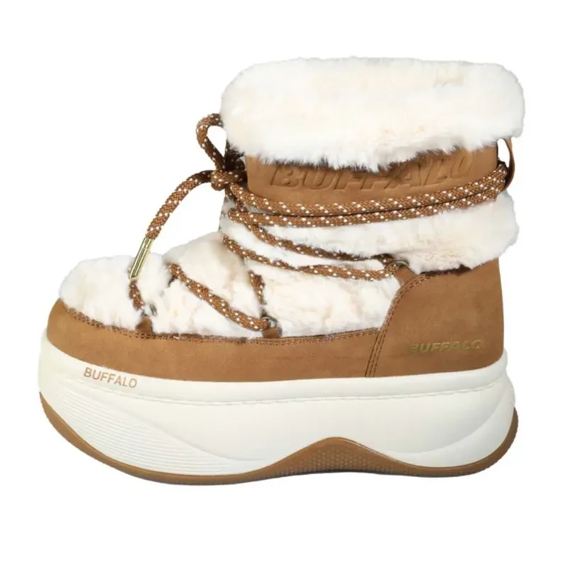 Image of Buffalo Womens Trainers Buffalo Orcus Vegan Nubuck Beige Female 39
