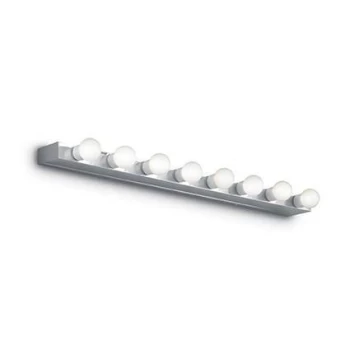 image of Prive' 8 Light Indoor Large Over Mirror Wall Light Chrome, E14