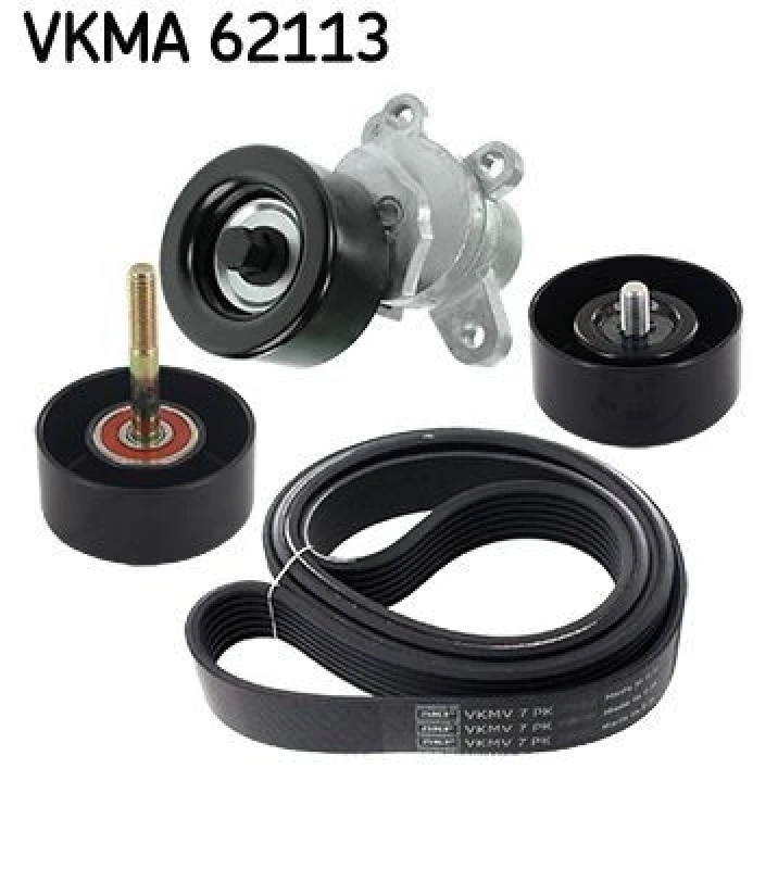 Image of SKF V-Ribbed Belt Set SKF VKMA 62113