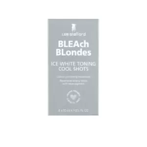 image of Lee Stafford Bleach Blondes Ice White Cool Shots 4 x 15 ml