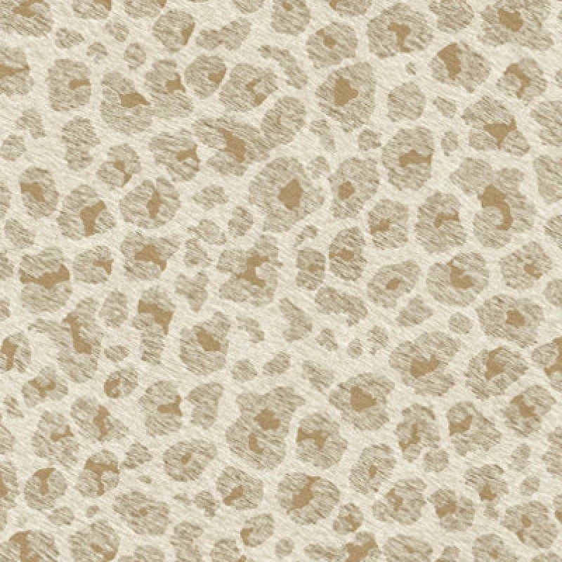 Image of Paul Moneypenny Cream & Gold Luxury Leopard Print Textured Wallpaper For Grandeco
