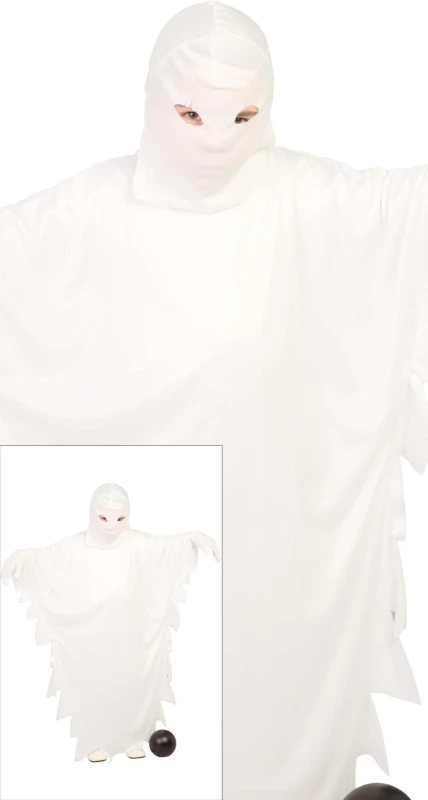 Image of Fiestas Guirca Children'S Ghost Size 3-4 Years, White CLG-FG78378