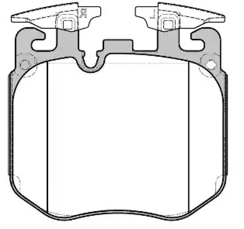 Image of A.B.S. 35144 Brake pad set prepared for wear warning indicator Brake Pad Set,disc brake (402)