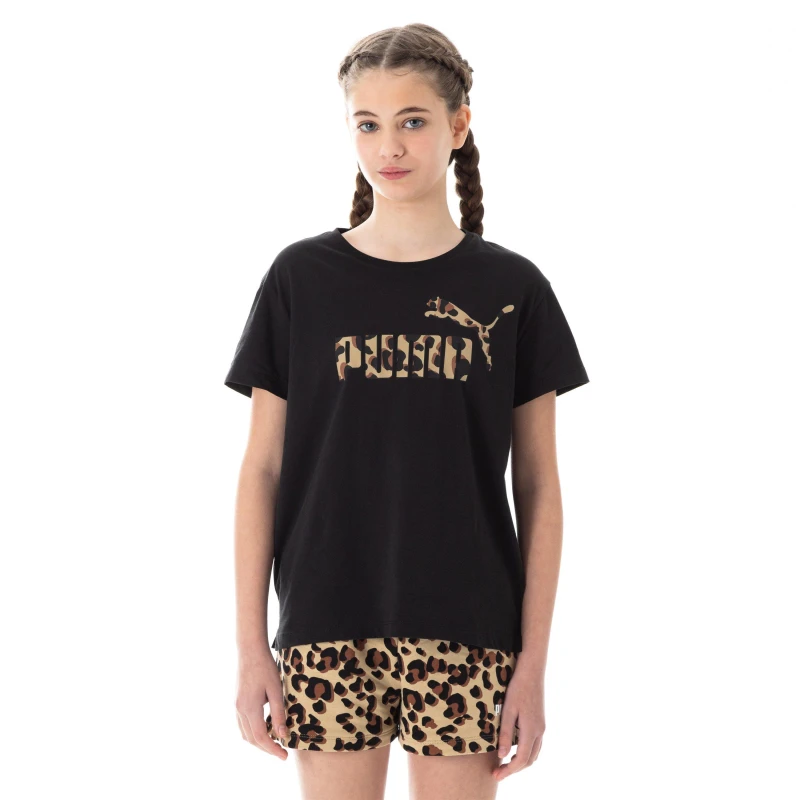 Image of Puma Relaxed T-Shirt Juniors - Black S