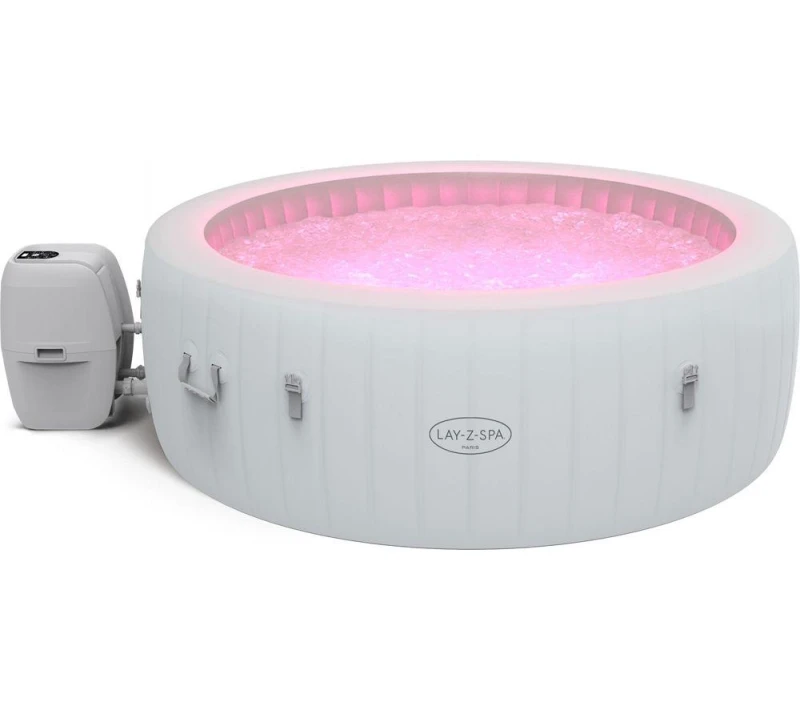 Image of LAY-Z-SPA Paris AirJet Inflatable Hot Tub - Grey 6927088805010