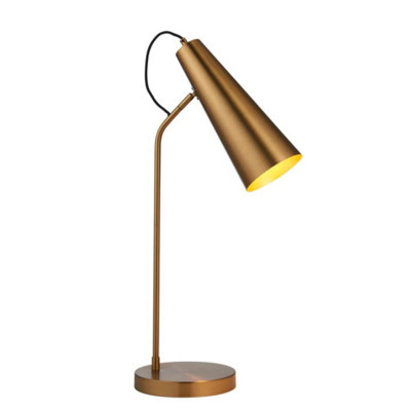 Image of Karna New Task Table Lamp Warm Antique Brass