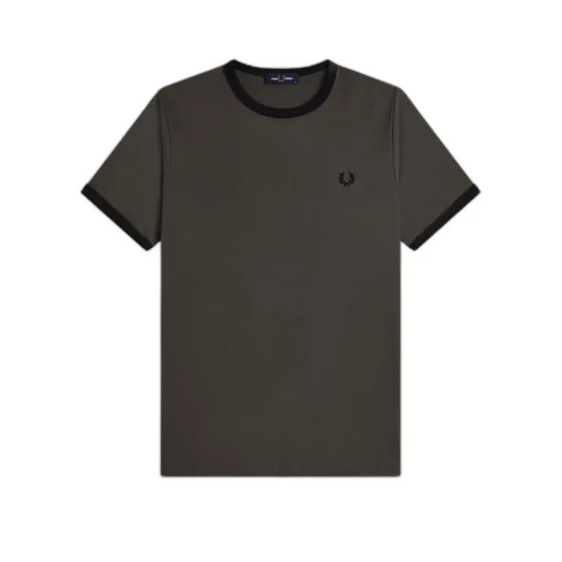 Image of Fred Perry T-Shirt Fred Perry Ringer Vert Male S