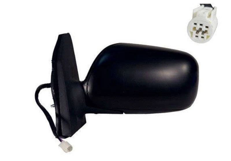 Image of ALKAR 6125261 Wing mirror Left, Electric, Convex, primed, with round angled plug Outside Mirror (50)
