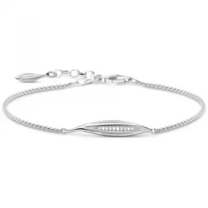 image of Thomas Sabo Magic Garden Silver Leaf Bracelet