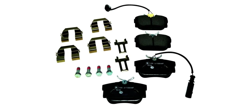 Image of HELLA Brake pad set HELLA 8DB 355 018-571
