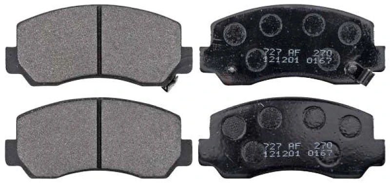 Image of A.B.S. 36587 Brake pad set with acoustic wear warning Brake Pad Set,disc brake (402)