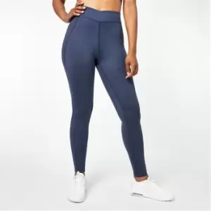 image of USA Pro x Courtney Black Balance Leggings - Blue