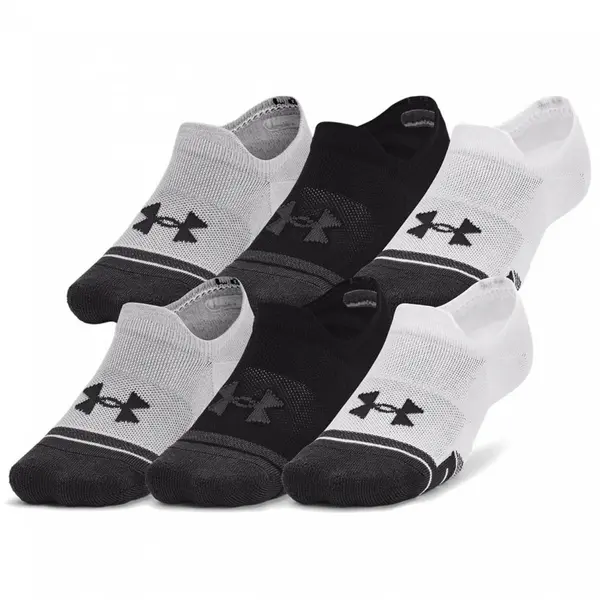 Image of Under Armour Performance Tech Socks 3pk NS Gray/White - M