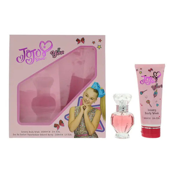 image of Jojo Siwa Be You 2 Piece Gift Set: Eau de Parfum 30ml - Luxury Body Wash 100ml