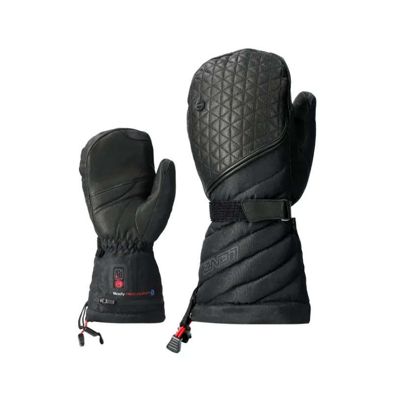 Image of Lenz Heat Glove 6.0 Finger Cap Women heated Mittens, black, Size XS
