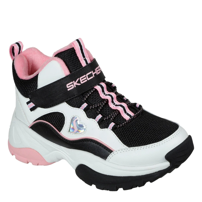 Image of Skechers Kozmiks1.0 Blk/Wht/Pink unisex C11 (28.5)