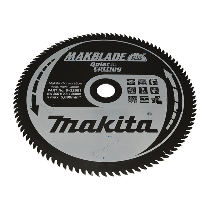 Image of Makita MAKBLADE PLUS Circular Table Saw Blades for Wood Cutting B-32661 Diameter: 300mm