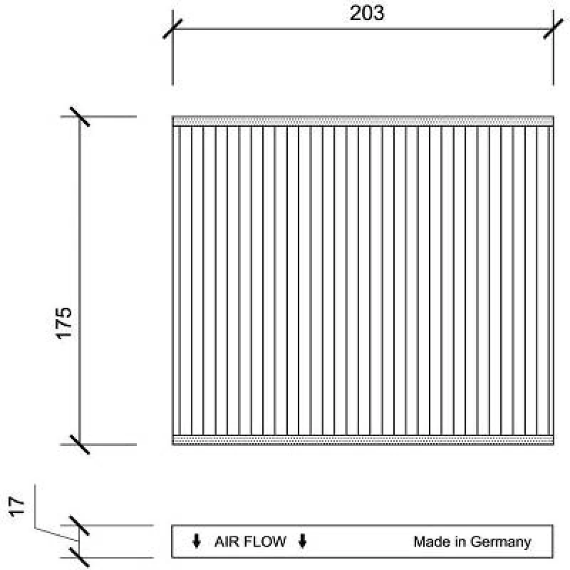 Image of Pollen filter DIEDERICHS DCI0108