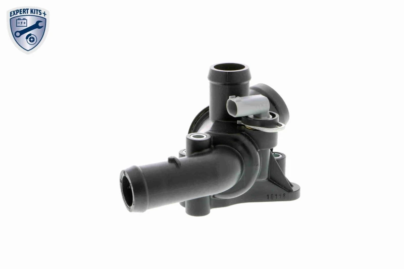 Image of VEMO V30-99-0186 Engine thermostat EXPERT KITS +, Opening Temperature: 87°C, with gasket/seal, with housing, with sensor Thermostat,coolant (316)