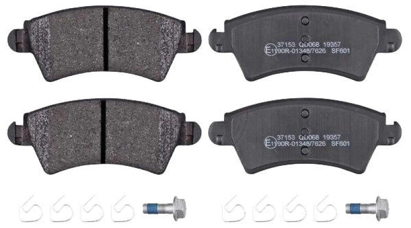 Image of A.B.S. 37153 Brake pad set without integrated wear sensor Brake Pad Set,disc brake (402)